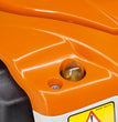 POMPA CARBURANTE MANUALE
MINOR NUMERO DI TENTATIVI DI AVVIAMENTO. La pompa di alimentazione del carburante manuale riduce il numero dei tentativi di avviamento accelerandone il processo. Questo si rivela particolarmente utile dopo le pause di lavoro prol