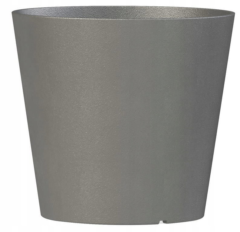 VASO OCTAVIA CM.30 CON RISERVA D'ACQUA COLORE STEEL GREY PLASTECNIC