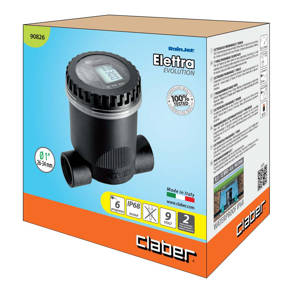 Elettrovalvola Elettra evolution 90826 Claber