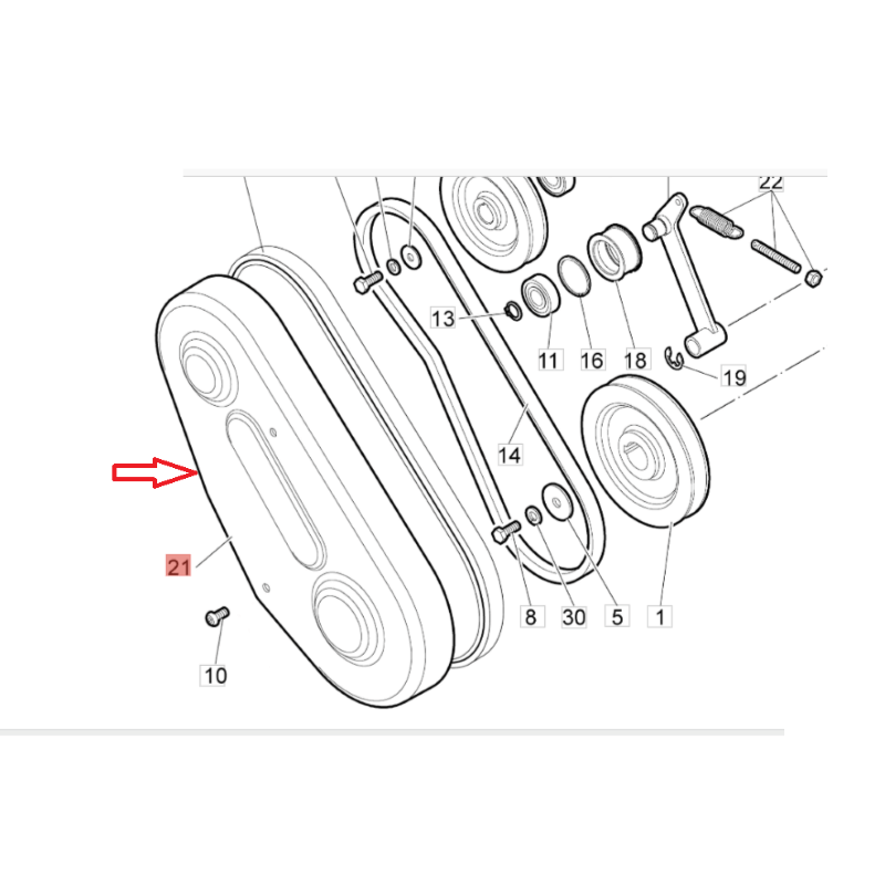 COFANO PER TRINCIASARMENTI WB 50/ 65/100 OLEOMAC