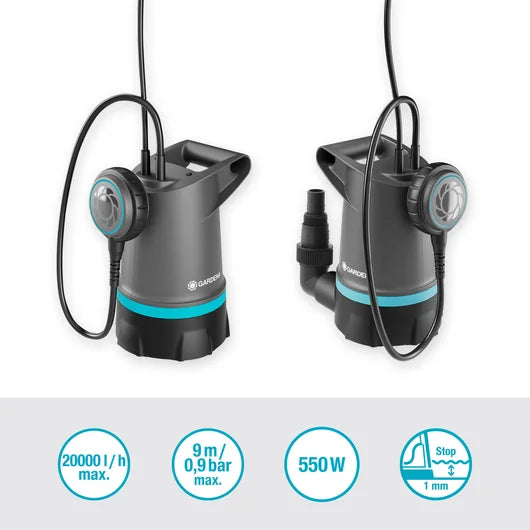 POMPA SOMMERSA ACQUA PULITA 20000 GARDENA