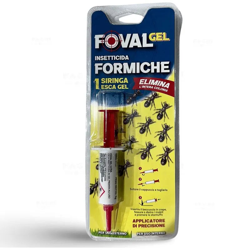 GEL INSETTICIDA FORMICHE SIRINGA 5GR. FOVAL GEL KOLLANT