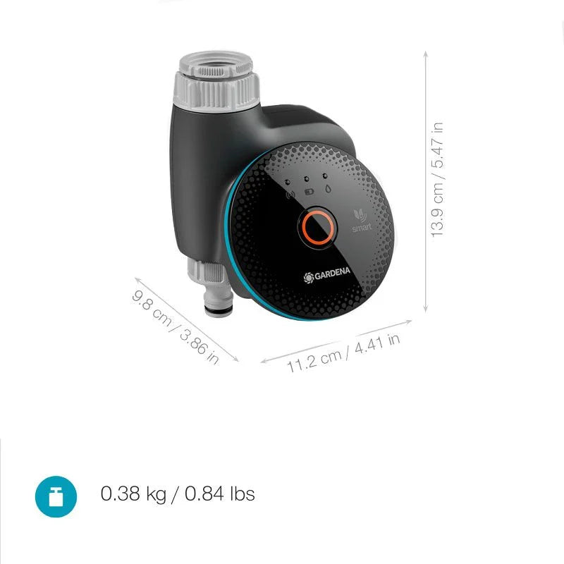 PROGRAMMATORE CENTRALINA A BATTERIA SMART WATER CONTROL 1VIA GARDENA