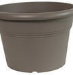 VASO UNICA CILINDRO CM.40X29H BEIGE SCURO 21.9 LT. PLASTI PLASTECNIC