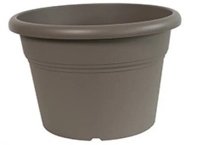 VASO UNICA CILINDRO CM.40X29H BEIGE SCURO 21.9 LT. PLASTI PLASTECNIC