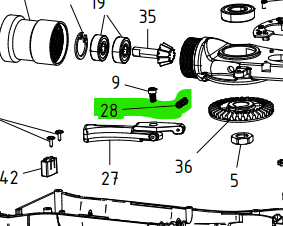 MOLLA GRILLETTO PER FORBICE STARK L