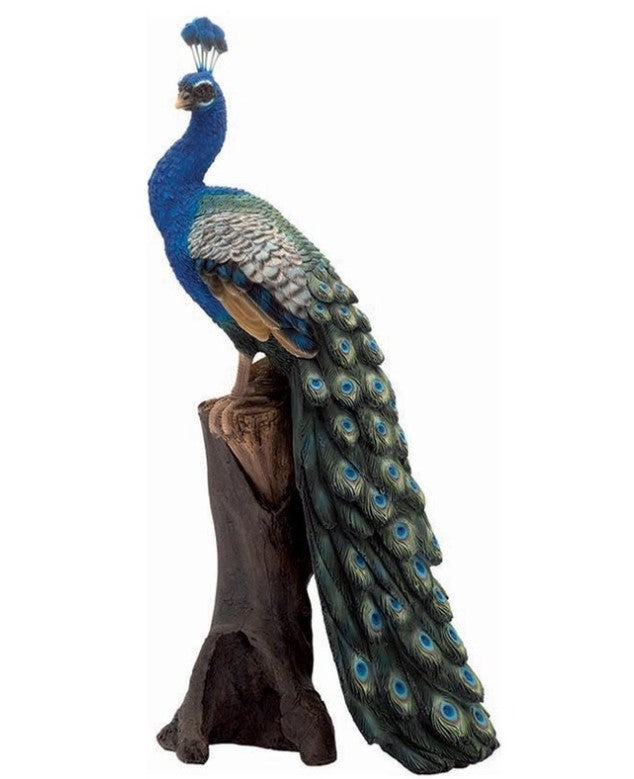 PAVONE SUL RAMO CM.50 ANTICO MESTIERE