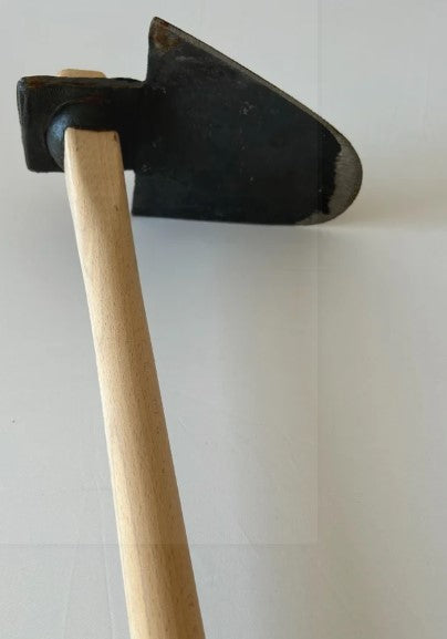 ZAPPA PUGLIA TONDA GR.800 CON MANICO LEGNO CM.110