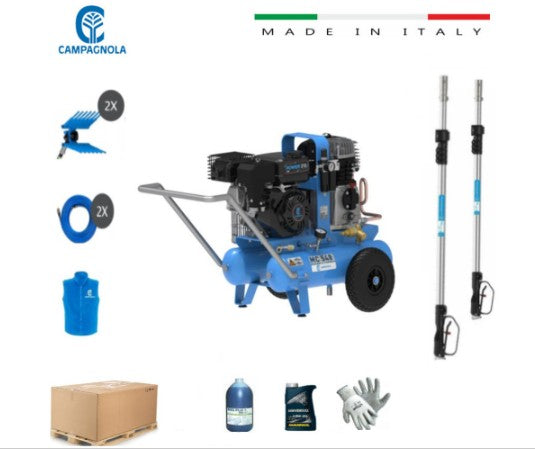 KIT MOTOCOMPRESSORE A SCOPPIO MC 548 7 HP COMPLETO ANCHE ASTE