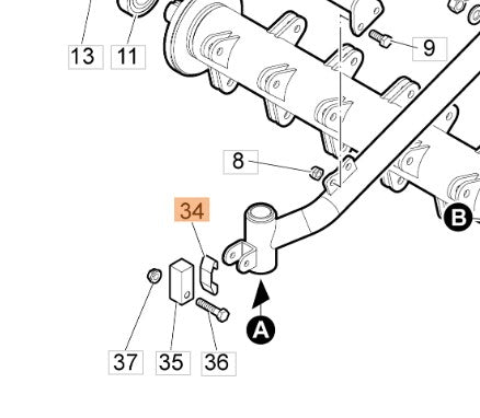 MOLLA PIATTO TAGLIO PER TRINCIASARMENTI WB 65/80 OLEOMAC