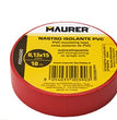 NASTRO ISOLANTE PVC ROSSO MAURER 10 MT.X15 MM SP. 0.13 MM MAURER