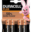 BATTERIE PILE DURACELL AA MN1500 SIMPLY ALKALINE