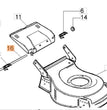 PERNO PORTELLO PER RASAERBA G44/48 OLEOMAC