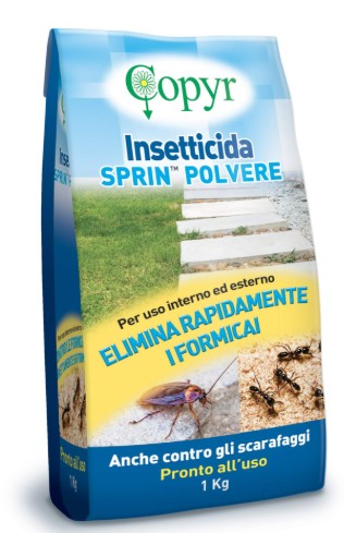 SPRIN POLVERE PLUS DA 1 KG INSETTI STRISCIANTI COPYR