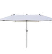 OMBRELLONE RETTANGOLARE DOPPIO LOULE TELAIO ACCIAIO 270X455CM 248H