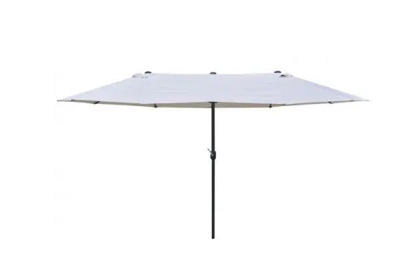 OMBRELLONE RETTANGOLARE DOPPIO LOULE TELAIO ACCIAIO 270X455CM 248H