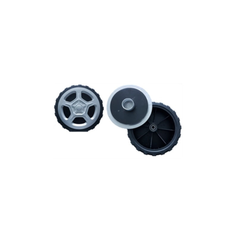 KIT RUOTA +COPRIRUOTA COMPLETO PER RASAERBA G48TBX/G53TBX OLEOMAC