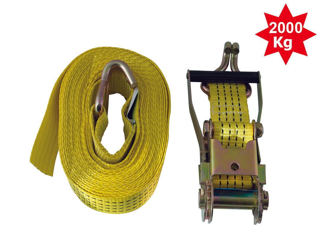 CINGHIA ANCORAGGIO 9MT DOPPIA C/CRICCO 50X2MM MAURER