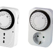Presa timer analogico 24 ore 16A bipasso Maurer