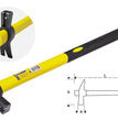 MARTELLO CARPENTIERE MAURER 400 GR. 500 MM MAGNETIC