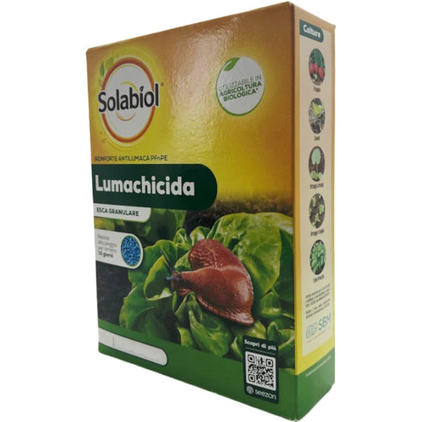 LUMACHICIDA GRANULARE 500GR.SOLABIOL PFNPE PER AGRICOLTURA BIOLOGICA
