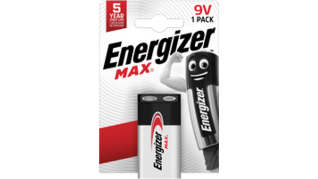 BATTERIA ENERGIZER 9V MAX TRANSISTOR