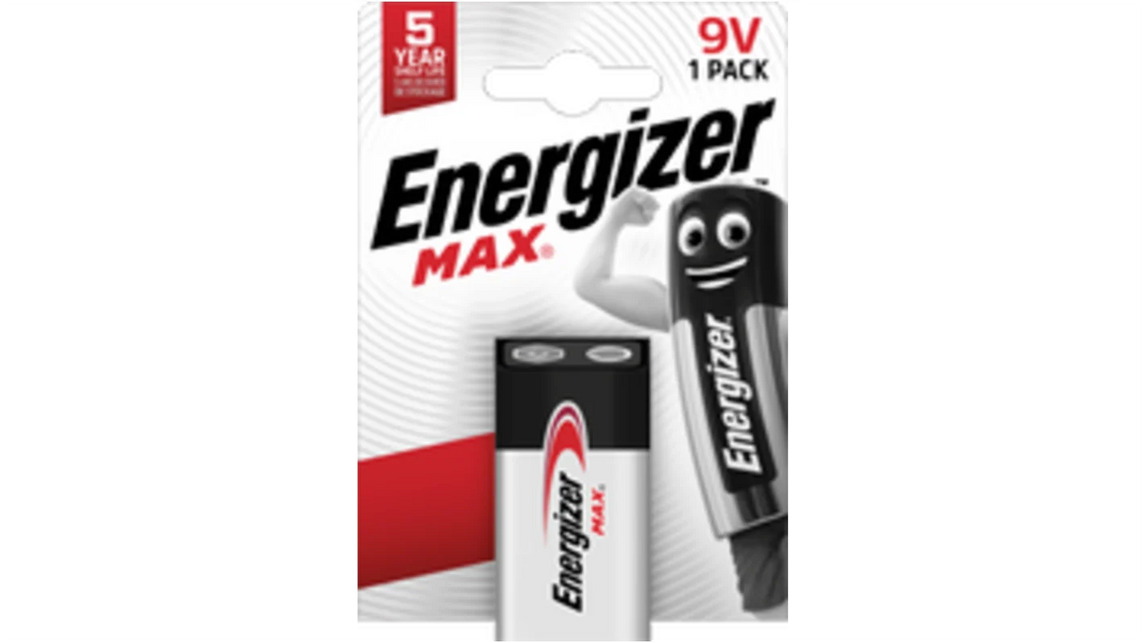 BATTERIA ENERGIZER 9V MAX TRANSISTOR