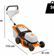 RASAERBA A BATTERIA RMA 243.3+AK20+AL 101 STIHL