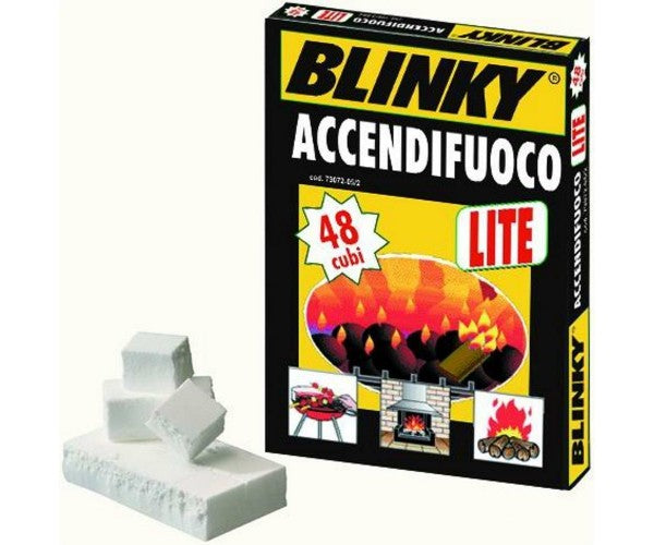 Accendifuoco 48 cubi bianco Blinky