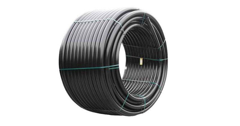 ROTOLO TUBO NERO IRRIGAZIONE DIAMETRO 75 PN6 DA 100 MT.
