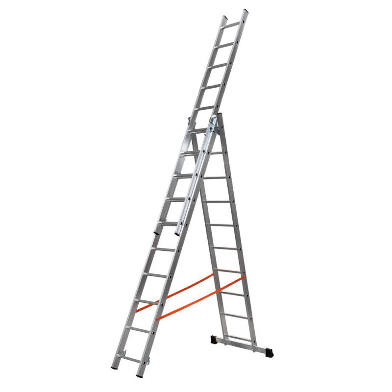 SCALA IN ALLUMINIO TRASFORMABILE TRIPLA AL 420 PORTATA 150 KG GIERRE