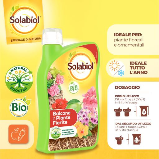 CONCIME LIQUIDO BALCONE E PIANTE FIORITE BAYER SOLABIOL