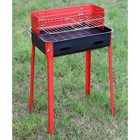 BARBECUE MEDIO IN ACCIAIO VERNICIATO CON GRIGLIA 30X45CM F.D.