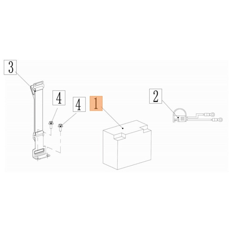 BATTERIA RICAMBIO PER GENERATORE CORRENTE PGE 48IS 12V LITIO OLEOMAC
