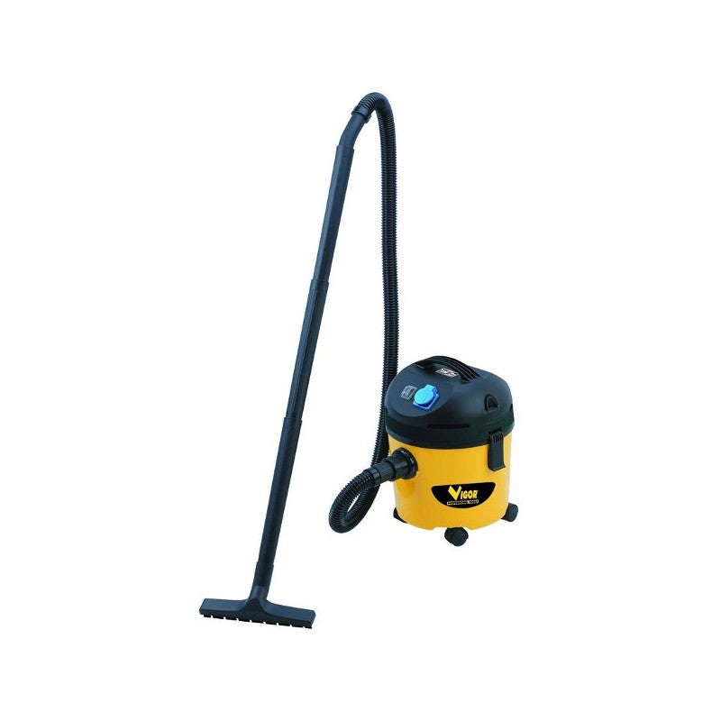 BIDONE ASPIRATUTTO VBA 15 L CON PRESA ELETTROUTENSILI 1000 W VIGOR