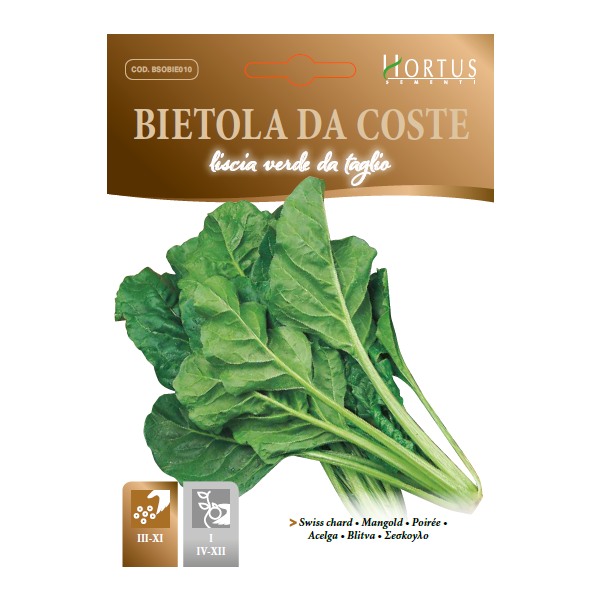 BIETOLA DA COSTE LISCIA VERDE DA TAGLIO