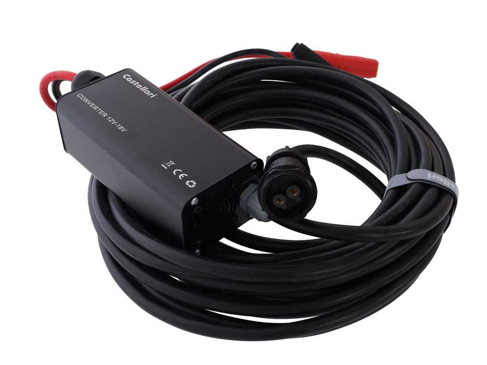 CAVO COMPLETO CONVERTER PER VERTIGO 18V CASTELLARI