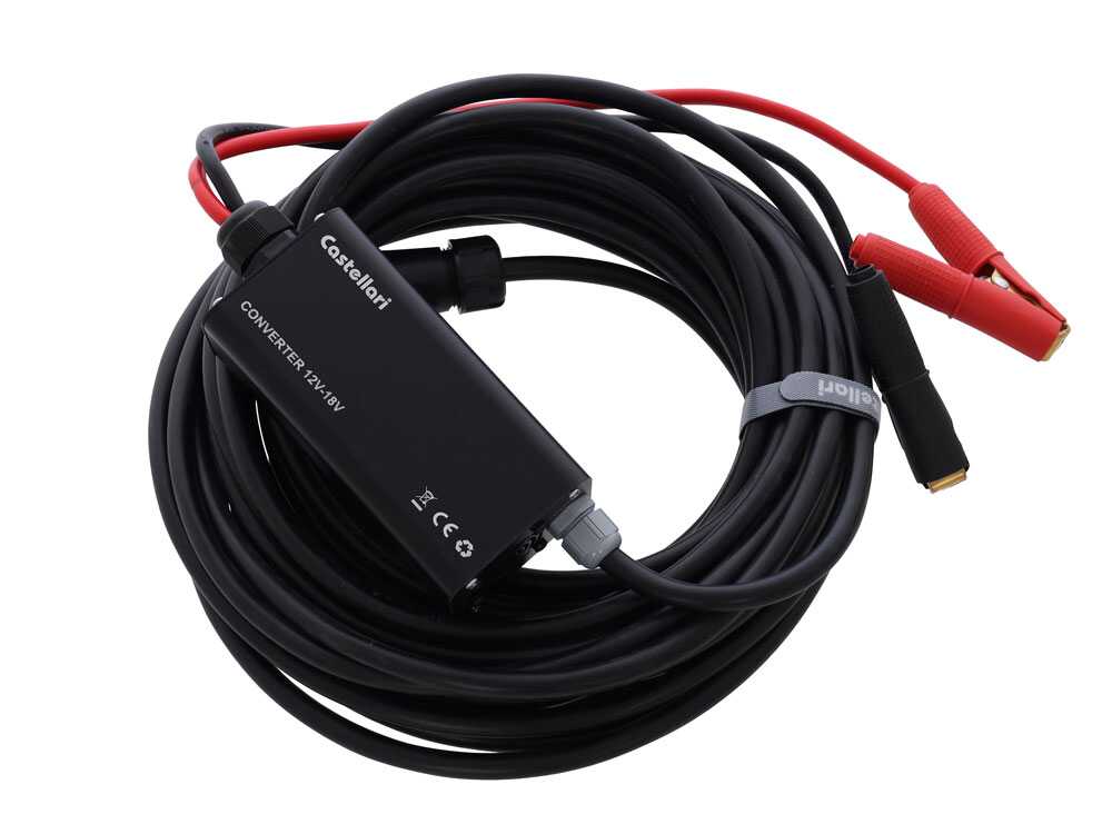 CAVO COMPLETO CONVERTER PER VERTIGO 18V CASTELLARI