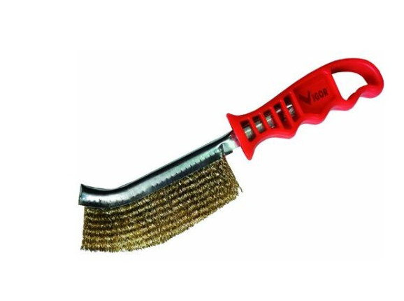 SPAZZOLA SETOLA ALTA MANICO CORTO ACCIAIO VIGOR
