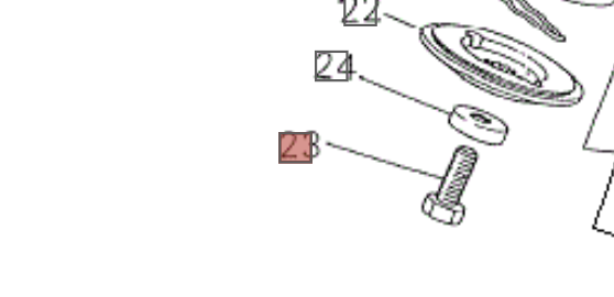 BULLONE RICAMBIO PER DECESPUGLIATORE T450 SHINDAIWA