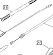CAVO ACCELERATORE PER DECESPUGLIATORE T 450 VECCHIO TIPO SHINDAIWA