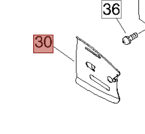 LAMELLA SALVACATENA RICAMBIO MOTOSEGA 600SX SHINDAIWA