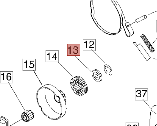 RONDELLA CIRCOLARE PER MOTOSEGA TIPO 600 SX SHINDAIWA