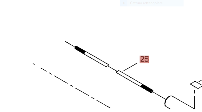 ALBERO TRASMISSIONE PER DECESPUGLIATORE T350C350 SHINDAIWA