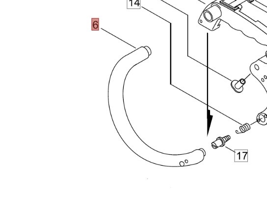 IMPUGNATURA ANTERIORE PER MOTOSEGA 269/280 TCS SHINDAIWA