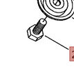 BULLONE FILETTO LUNGO 20 MM PER DECESPUGLIATORE T350/3410X SHINDAIWA