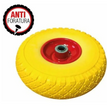 RUOTA GIALLA ANTIFORATURA 26 CERCHIO METALLO PER CARRELLO 80/8-10