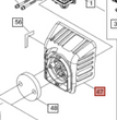 Supporto filtro ricambio per decespugliatore t450 nuovo Shindaiwa