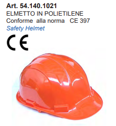 ELMETTO PROTETTIVO COLORE ROSSO