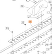 PROTEZIONE LAME RICAMBIO TAGLIASIEPI HC 247/275/280XP OLEOMAC
